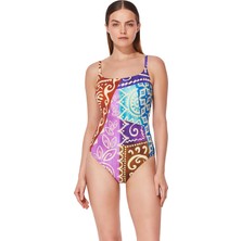 Gottex Round Neck Tank Women's Swimsuit Multicolor