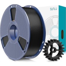 Pratik Ev Pla+2.0 3 Boyutlu Yazıcı Filamenti, Yükseltme Pla+ 1,75 Mm, Daha Sağlam ve Daha Güçlü, Düzgün Sargılı, Boyutsal Doğruluk +/- 0,02 Mm, 1 kg Makara (2,2 Lbs), Siyah