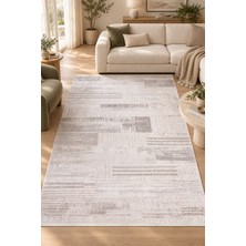 Ally Carpet Mirot Prive Vizon Bej Özel Ölçü Salon Oturma Odası Koridor Halısı Robot Süpürge Uyumlu Kolay Temizle