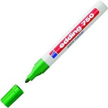 Edding 750 Yeşil Renkli Permanent Marker Kalem 1 Adet Ölçülerle Kullanıma Uygun