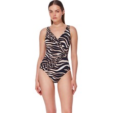 Gottex Surplice Women's Swimsuit Beige