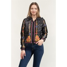 Versace Jeans Couture 76HASD01CQ05S Heart Pl Jacket Black