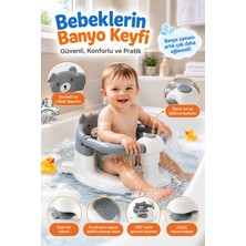 Baby Home Cooki Önden Açılır Banyo Mama Oturağı Güvenli Kullanım Ve Rahat Oturma Alanı