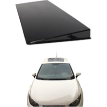 Pratik Ev Parlak Siyah Yalancı Çakma Sahte Sunroof Tavan Rüzgarlığı Arkası Kapalı