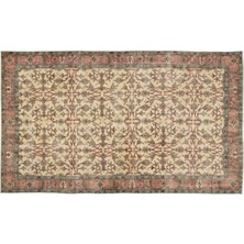Apex Halı El Dokuması Vintage Yün-Pamuk Naturel Halı 10263 162 x 283 cm