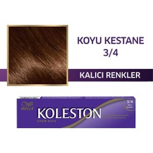 Store Koleston Single Tüp Saç Boyası 3/4 Koyu Kestane