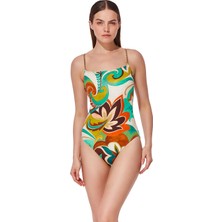 Gottex Round Neck Tank Women's Swimsuit Multicolor
