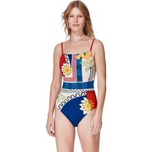 Gottex Square Neck Tank Women's Swimsuit Multicolor