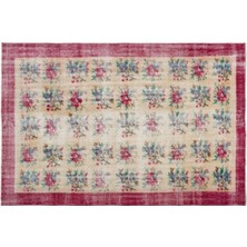 Apex Halı El Dokuması Vintage Yün-Pamuk Retro Halı 18386 192 x 284 cm