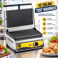 Remta 12 Dilim Elektrikli Tost Makinesi – Profesyonel Sanayi Tipi