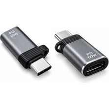 CoverZone Type-C Lightning Şarj Adaptörü PD30W/60W Desteği Kompakt Hızlı Şarj Dönüştürücü | ZR1369