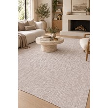 Ally Carpet Filum Ribat Vizon Özel Ölçü Sisal Tarzı Halı Mutfak Koridor Kaymaz Taban Robot Süpürge Uyumlu Kolay