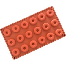 Pratik Ev Silikon Mini Donut Kalıbı, NOCOLOR-C0E1DD3F ECMELNM533