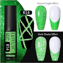 Pratik Ev Lily Cute Reflective Glitter Nail Art Çizim Ojesi R014 (54152-8) 4407