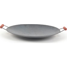 Mangal Sepetim 40 cm Gri Kavurma Sacı Sağlığa Uygun Malzemeden İmal Edilmiş 1 Parça Tava