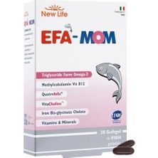 Pratik Ev Efa Mom, 30 Kapsül; Omega 3, Dha, Kolin, Magnezyum, Demir, Vitamin ve Mineraller