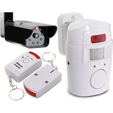 Pratik Ev Caydırıcı Sahte Kamera Destekli LR-NG300 Kumandalı Pır Ev Alarm Sistemi