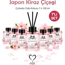 Rosie Japon Kiraz Çiçeği 7'li Çubuklu Oda Kokusu Seti 7 x 100 ml – Sakura Esintisi