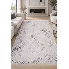Ally Carpet Kaelin Mekon Bej Gri Özel Ölçü Salon Oturma Odası Koridor Halısı Robot Süpürge Uyumlu Kolay Temizlen