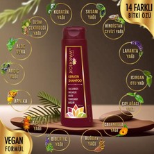 Store Keratin Şampuan Kuru ve Aşırı Yıpranmış Saçlar Için Keratinli Saç Bakım Bitkisel E Vitaminli Şampuanı Saç Tedavi Bakımı Ürünleri 300 ml