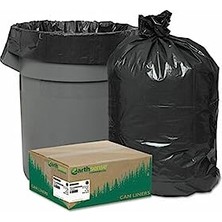 Pratik Ev RNW4850 40X46,40-45 Gal, 1,25 Mil Siyah Çöp Kutusu Astarı, 100'LÜ Kutu