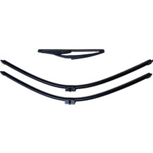 Pratik Ev Ön ve Arka Cam Silecek Seti Peugeot 407 Sw Station Wagon ile Uyumlu 2005-2011