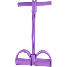 Pratik Ev Body Trimmer Mekik Kürek Çekme Bel Inceltme Aleti Evde Spor Lastikli Egzersiz Lastiği Mor