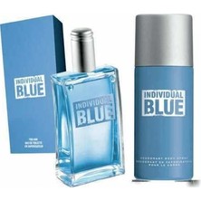 Avon Individual Blue Erkek Parfüm+Avon Individual Blue Deo Sprey 150 ml