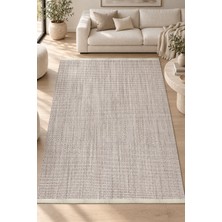 Ally Carpet Oknos Peren Vizon Bej Özel Ölçü Oturma Odası Koridor Halısı Robot Süpürge Uyumlu Kolay Temizlenebili