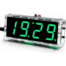 Gümrük Bey Upaldhou LED Dijital Saat Kiti Yeşil | Dıy Elektronik Saat