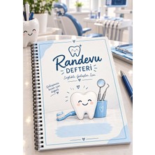 EyER Shoping Dişçi Randevu Defteri A5 Boy 40 Yaprak 80 Sayfa