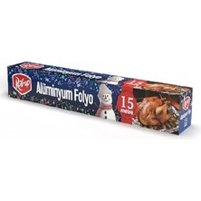 Pratik Ev Kış Temalı Alüminyum Folyo, 30 cm x 15 M, 10 Mikron, 1 Adet