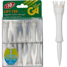 Tabata Golf Vitalshot 78MM 8'li Tee Step Long Beyaz