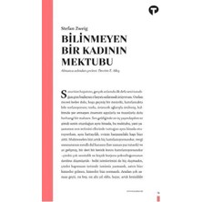 Turkuvaz Kitap Bilinmeyen Bir Kadının Mektubu