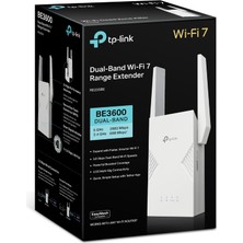 TP-Link Tp-Lınk RE235BE Wıfı7 BE3600 Çift Bant Menzil Genişletici Priz Tip