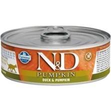 N&d Pumpkin Balkabaklı Ördekli Tahılsız Yetişkin Kedi Konservesi 70GR