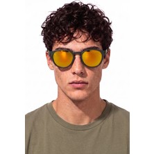 Bilge Karga Veron Green Orange Mirror Erkek Güneş Gözlüğü