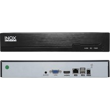 Inoxdigital INOX-X510N Hieasy 10 Kanal Nvr Ip Kamera Kayıt Cihazı H.265 Destekli