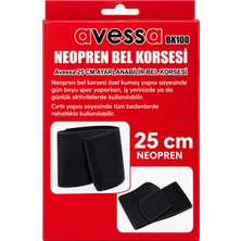 Arena Hardwalk BK100 25 cm Neopren Bel Korsesi – 25×130 cm Ayarlanabilir Bel Kemerı – Siyah