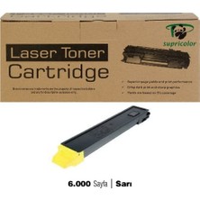 Supri Color Suprıcolor TK8115 Y Muadil Toner Kartuşu Sarı 6000 Sayfa Kyocera Ecosys M8124CIDN M8130CIDN Uyumlu