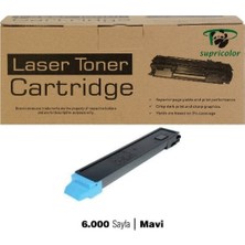 Supri Color Suprıcolor TK8115 C Muadil Toner Kartuşu Mavi 6000 Sayfa Kyocera Ecosys M8124CIDN M8130CIDN Uyumlu