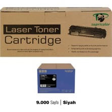 Supri Color Suprıcolor TN871 Bk Muadil Toner Kartuşu Siyah 9000 Sayfa Brother HL-L9430CDN MFC-L9630 Uyumlu