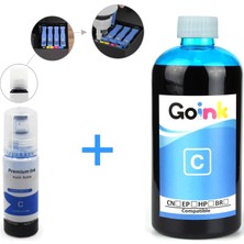 Goink Epson L3354 103 Mürekkep Seti Muadil 500 ml Mavi + 70 ml Hediye