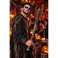 Dodomar Halloween Yapay Plastik Dikenli Sopa 62 cm Cadılar Bayramı Parti Kostüm ve Gösteri Aksesuarı