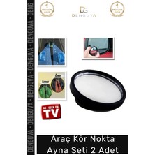 Denguva #ayna Genişletilmiş Görüş Açısı Yan Ayna Güvenli Mükemmel Sürüş Deneyimi Araç Kör Nokta Ayna Seti 2 Adet