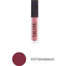 Store Cosmetics Mattemoist Lipgloss 410 Sandal Wood Yarı Mat Saten Bitişli Likit Ruj - Nude
