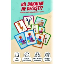 Farbu Oyuncak Bil Bakalım Ne Değişti 55 Kartlık Ince Motor Hafıza Dikkat Gelişimi Destekleyen Eğitici Kutu Oyunu