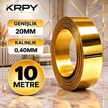Krpy Kendinden Yapışkanlı Dekoratif Gold Bant 20MMX10MT