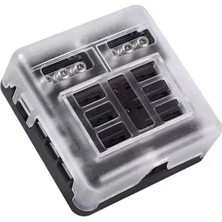 Maroces MR-276B-6 Sigorta Kutusu 6 Lı LED Ikaz Işıklı Şase Bareli