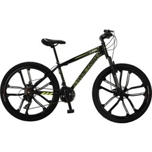 Salcano Lion 26 Md 15'' Monoblok Jant Dağ Bisikleti Siyah Sarı